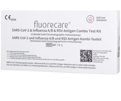 Covid&influenza a/b + rsv test kit (1 piece)