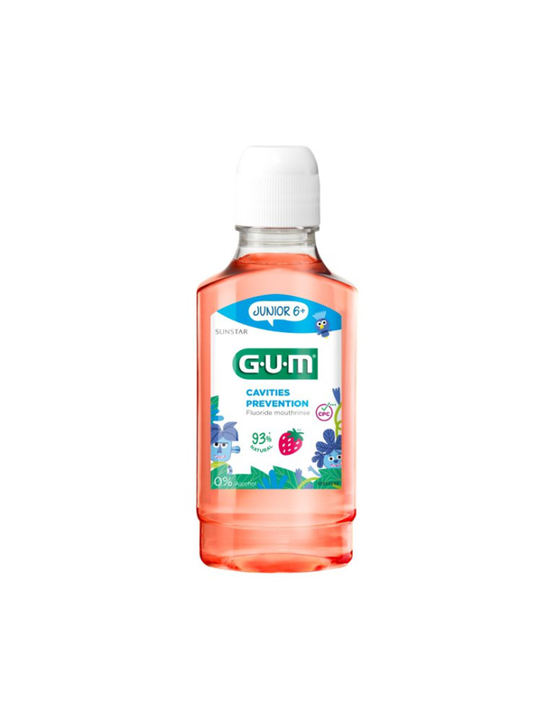 Gum junior &pi;&alpha;&iota;&delta;&iota;&kappa;ό &phi;&theta;&omicron;&rho;&iota;&omicron;ύ&chi;&omicron; &sigma;&tau;&omicron;&mu;&alpha;&tau;&iota;&kappa;ό &delta;&iota;ά&lambda;&upsilon;&mu;&alpha; &mu;&epsilon; &gamma;&epsilon;ύ&sigma;&eta; &phi;&rho;ά&omicron;&upsilon;&lambda;&alpha; 6y+ 300ml, , medium-null
