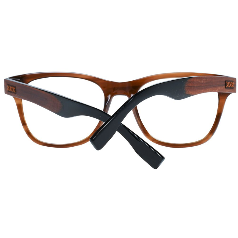 Brown plastic glasses (frames)-null
