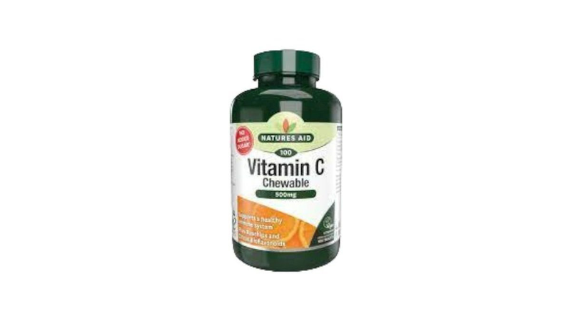 Natures aid vitamin c 500mg chewable *100 tabs, , medium-null