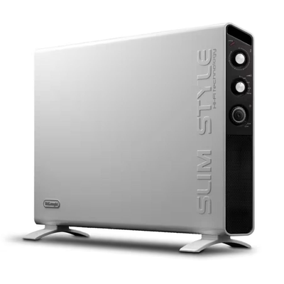 Delonghi slim style θερμοπομπός δαπέδου με ιταλικό design & ισχύ 2000w, , medium