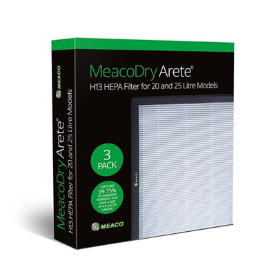 Meacodry hepa filter modelsx3 for dehumidifier 20-25l