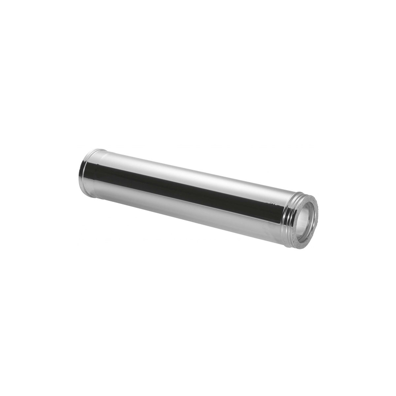 Fireplace tube insulated s/s d150mm x 50cm-null