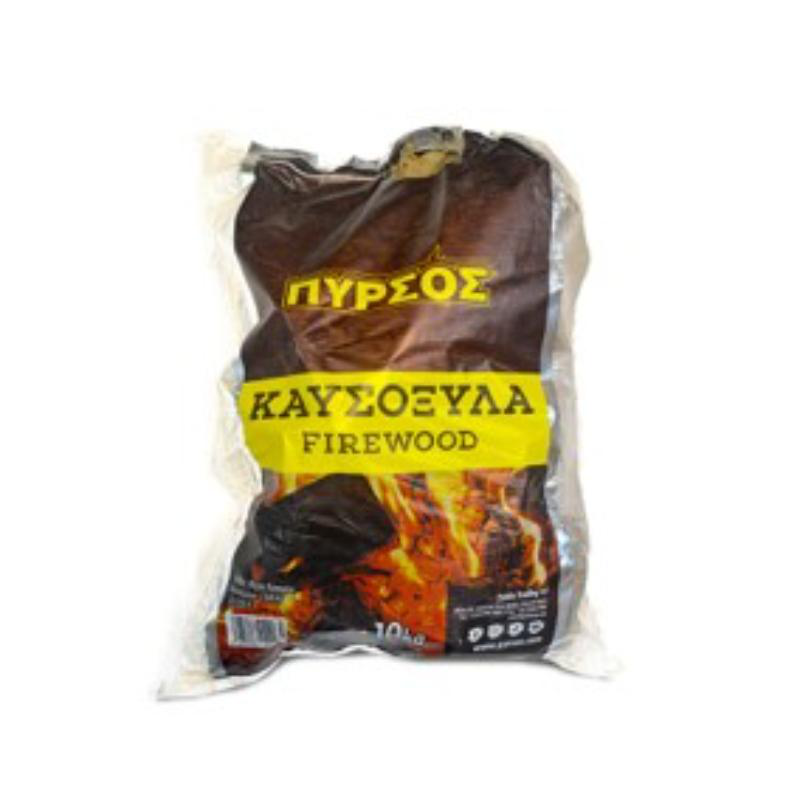 Pyrsos καυσοξυλα σε πλαστικη σακουλα 10kg, , medium-null