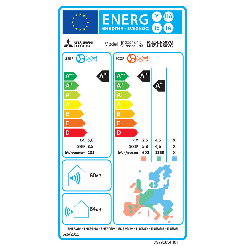 Msz ln50vgb black-null
