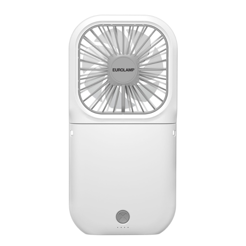 Eurolamp USB hand/neck fan - white-null
