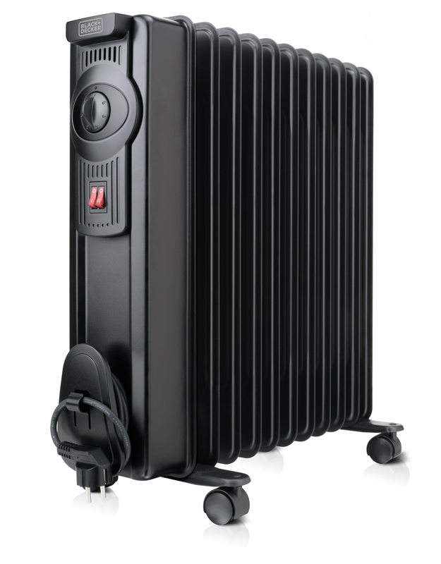 Black & decker bxra2300e oil radiator 2300w black-null