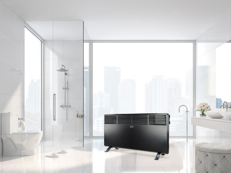 Black & decker bxcsh1800e wall panel heater 1800w black-null