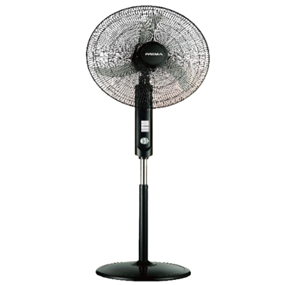 Parma stand fan timer 60w 50cm - black, , medium