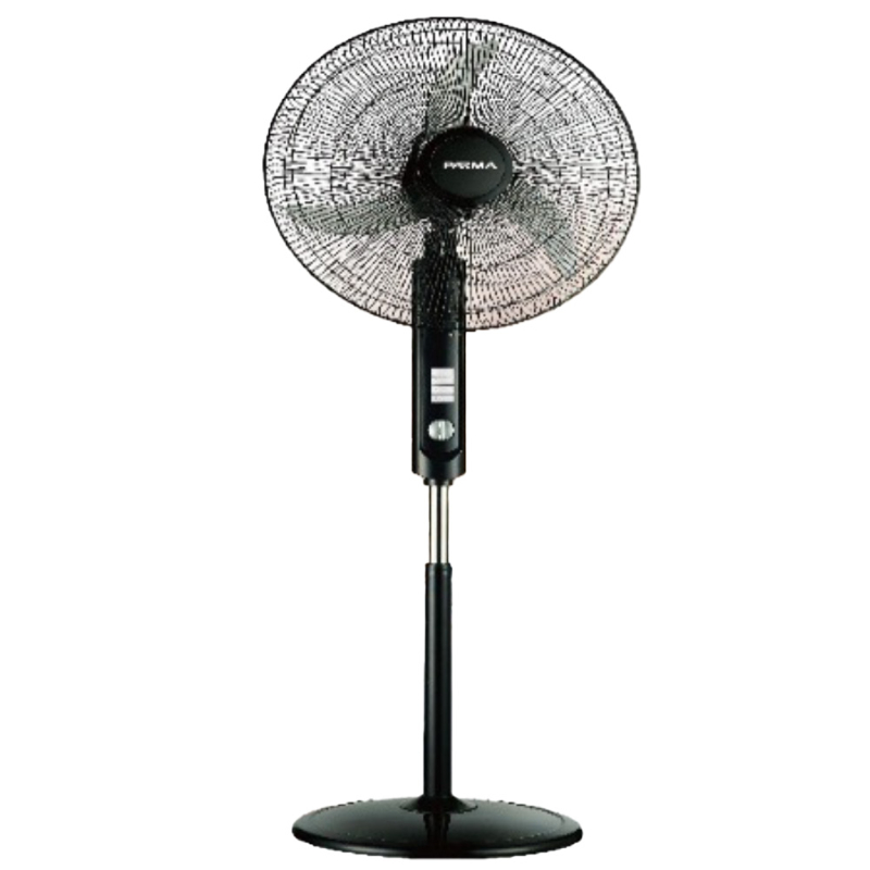Parma stand fan timer 60w 50cm - black, , medium-null
