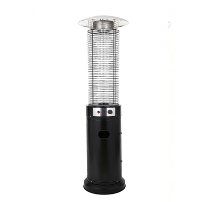 L. H. Garden outdoor gas heaters circular 1.8m 13kw black, , medium