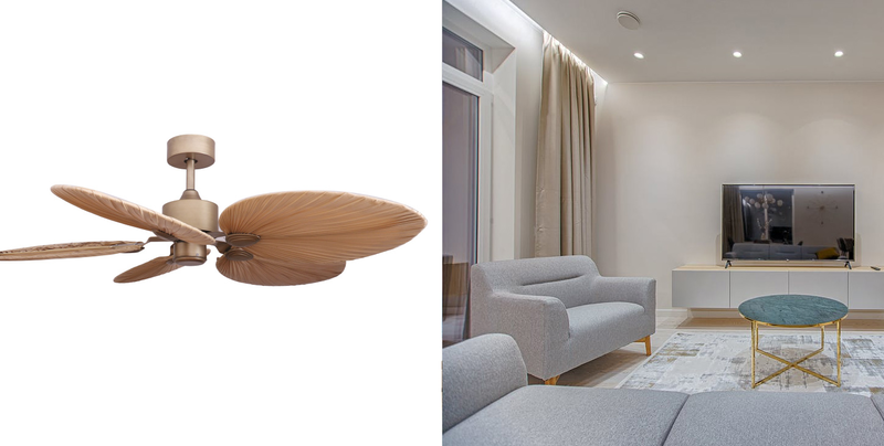 Gruppe ceiling fan rx52-067 palm leaves-null