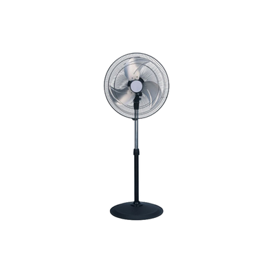Deton industrial fan with quart foot 20 '' 50t-s metallic black