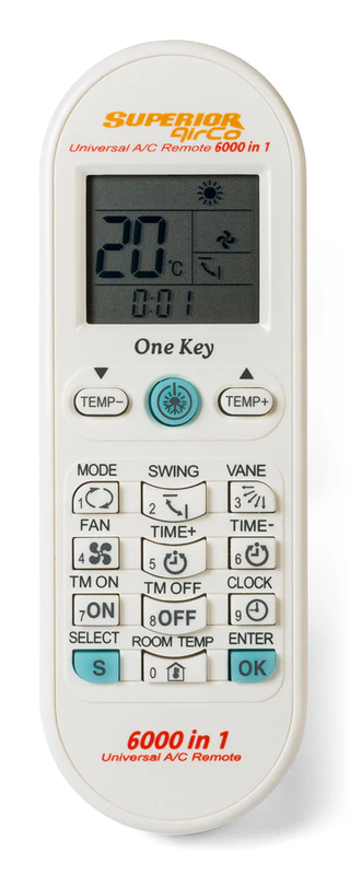 Superior universal Air conditioning remote 6000in1-null
