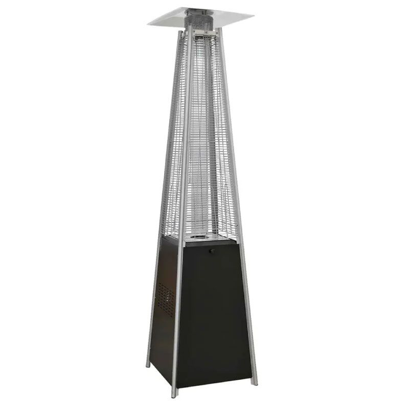 Sun heat black flame pyramid patio heater-null