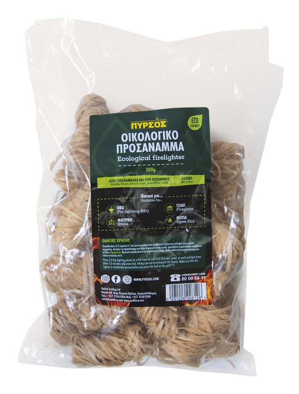 Pyrsos eco firelighters 300gr, , medium-null