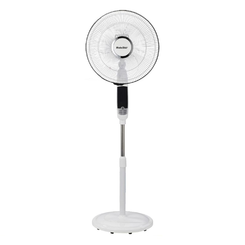 Parma pedastal fan 60w 18'' ndd1571 black, , medium-null