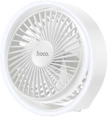 Hoco USB office/home fan with lighting, , medium