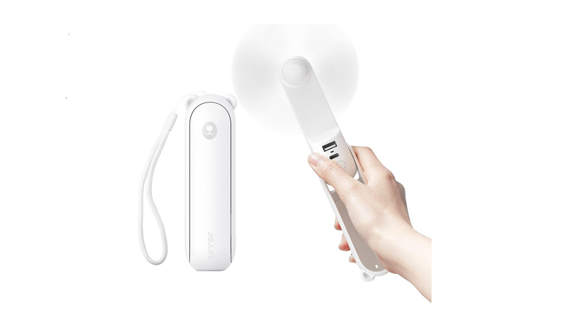 Jisulife portable personal fan f8x plus white-null