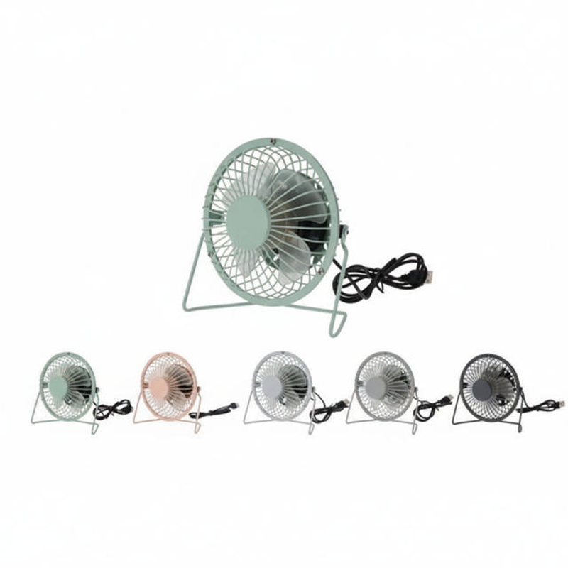 USB metal fan 15cm - assorted colors, , medium-null