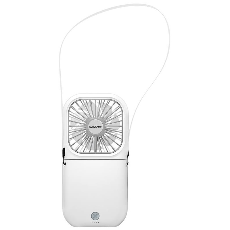 Eurolamp USB hand/neck fan - white-null