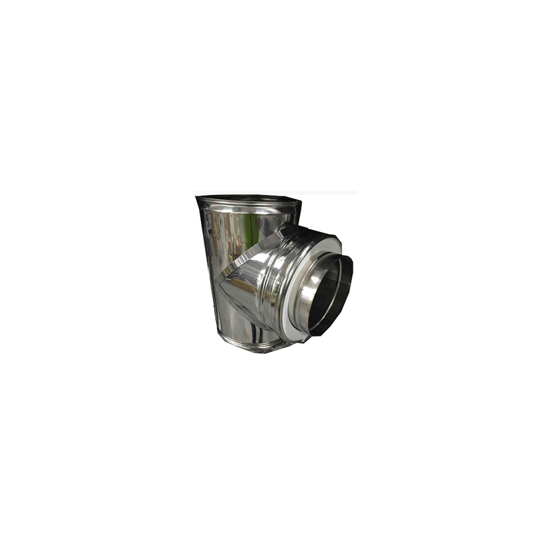Fireplace taf insulated s/s d130mm-null