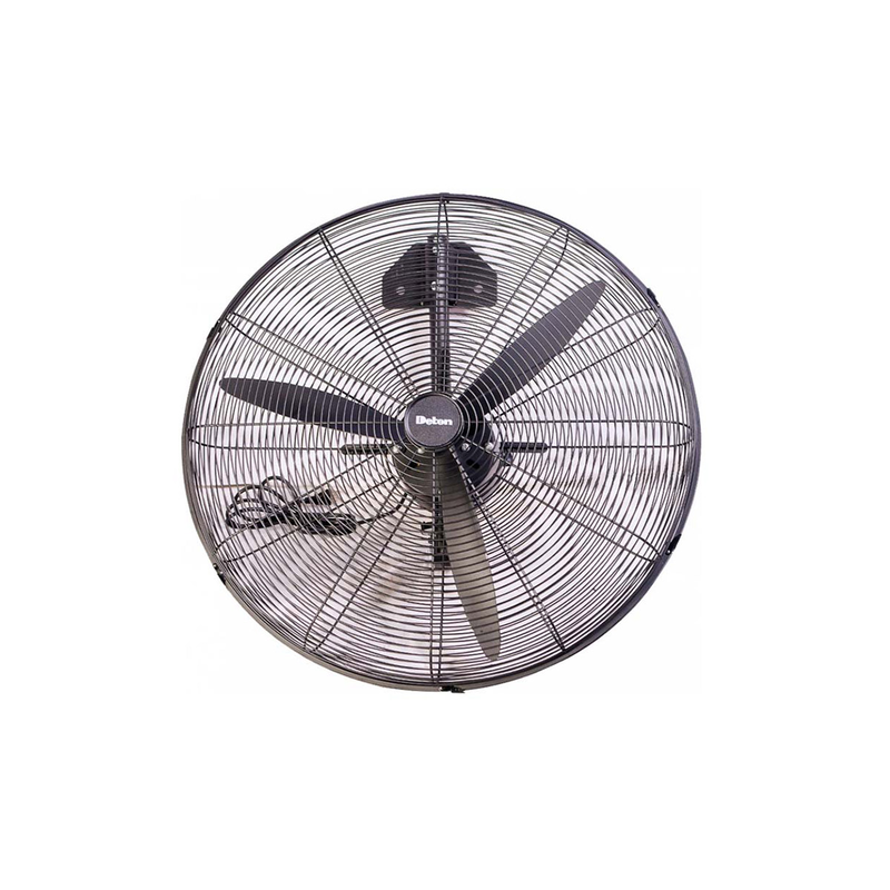 Deton industrial wall fan 26'' 187w rdfp-650-tw black with remote control, , medium-null