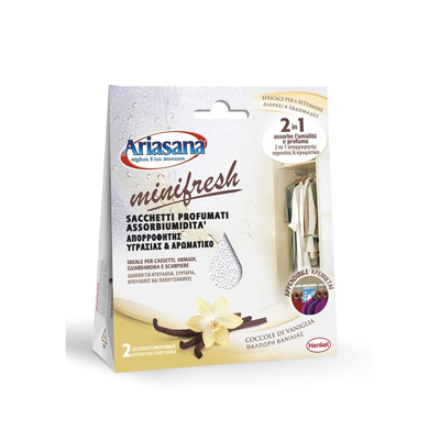 Ariasana moisture absorber minifresh ideal for wardrobe vanilla 100gr, &Beta;&alpha;&nu;&iota;&lambda;&iota;&alpha;, medium