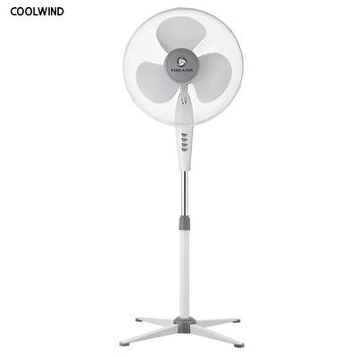 Coolwind ανεμιστήρας 16″ λευκός με ορθοστάτη 45w, , medium