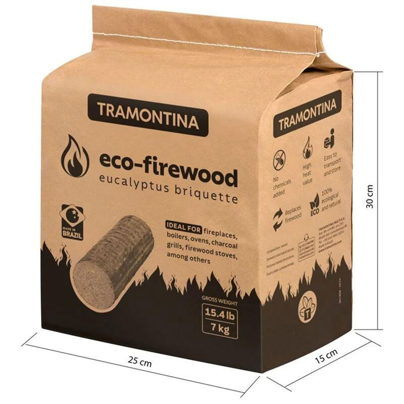 Tramontina μπρικετες ευκαλυπτου 7kg, , medium image number null