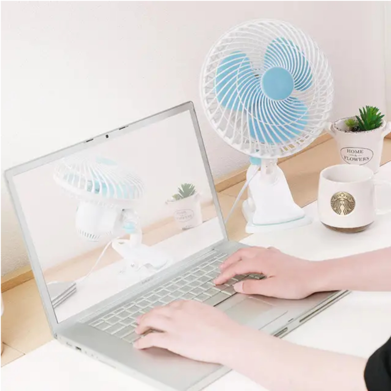 Product image: Ηλεκτρικός περιστρεφόμενος ανεμιστήρας με κλιπ στήριξης 180mm.-null