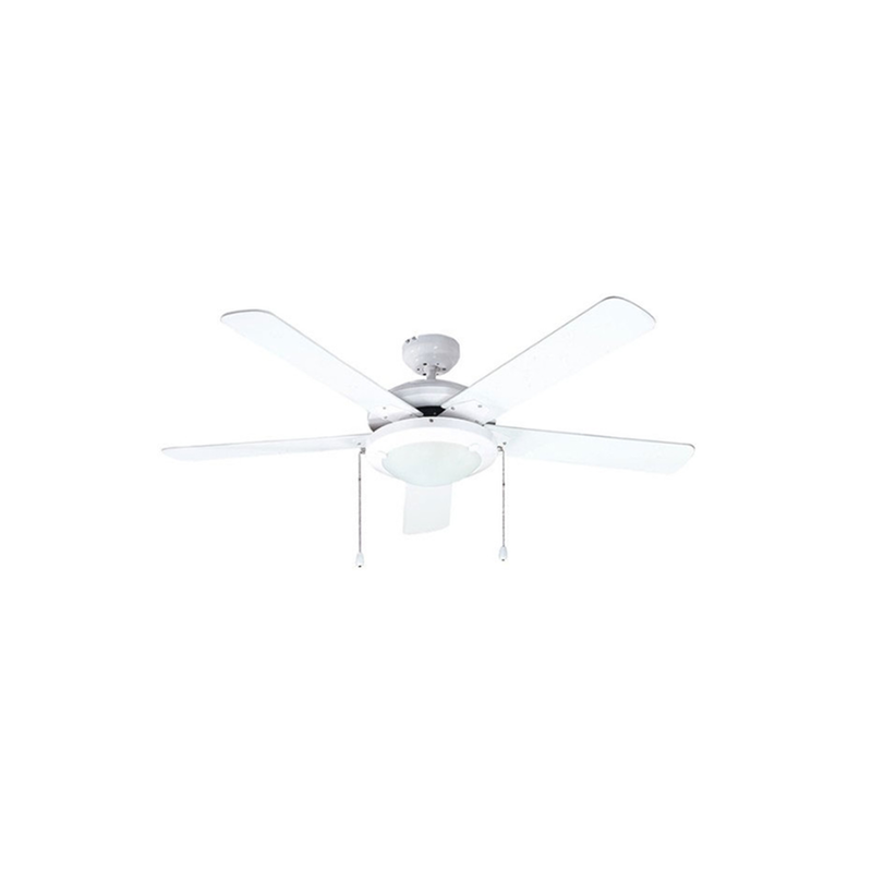 Otto ceiling fan 52 '' (130cm) d52018 5 wings 1 light nickel image number null