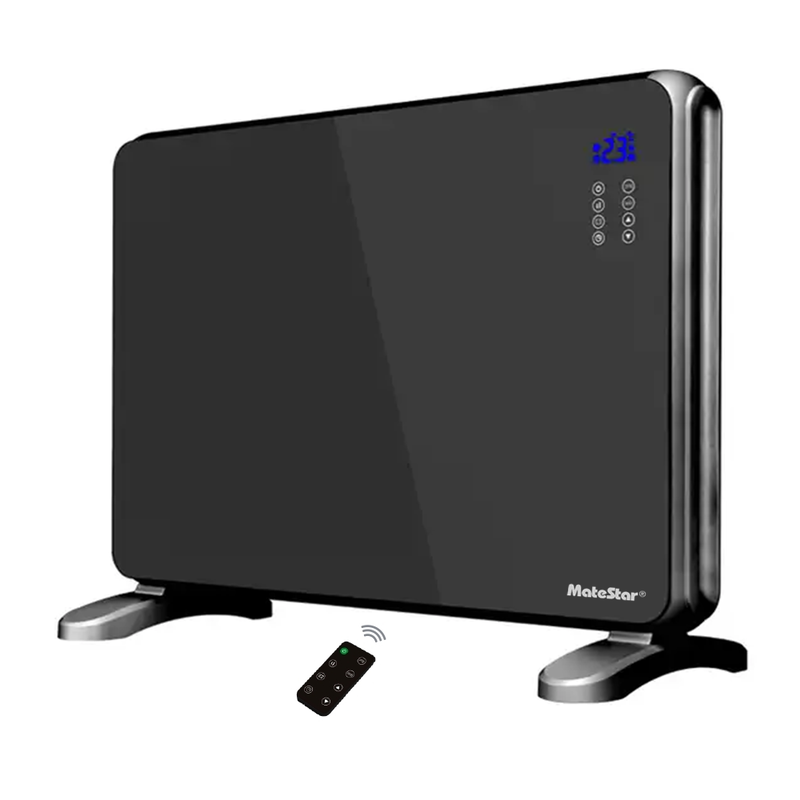 Matestar glass panel heater 80x26x52cm 2000w mat-1920bk, , medium-null