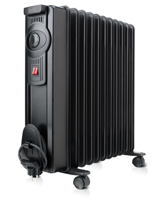 Black & decker bxra2300e oil radiator 2300w black, Black, medium