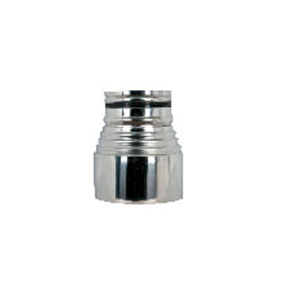 Chimney socket s/s ø120mmχø130mm, Ατσαλι, medium
