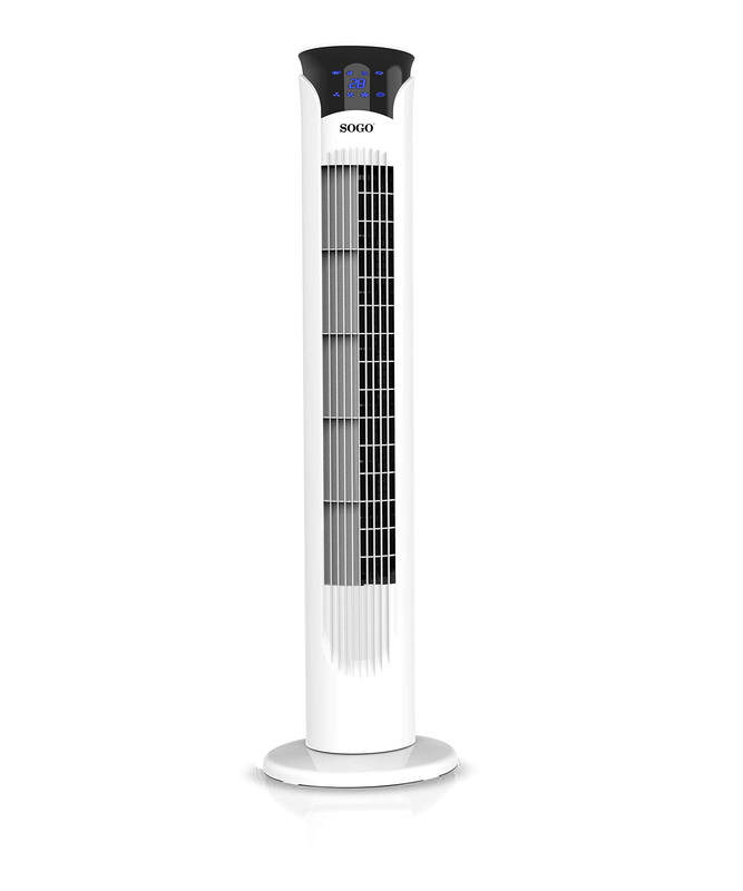 Sogo tower fan 33'' 45w rc ss-21375, , medium-null