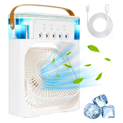 Green lyca gl69442 φορητός ψύκτης αέρα 3 σε 1 – ανεμιστήρας, υγραντήρα & ψύκτης με καλώδιο Type-C 600ml, , medium