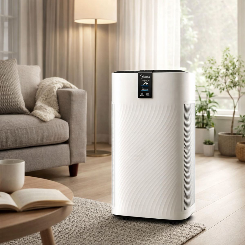 Midea &kappa;&alpha;&theta;&alpha;&rho;&iota;&sigma;&tau;ή&sigmaf; &alpha;έ&rho;&alpha; 84m&sup2; &mu;&epsilon; &phi;ί&lambda;&tau;&rho;&omicron; hepa & &omicron;&theta;ό&nu;&eta; Air purity md-kj700g-h32 &lambda;&epsilon;&upsilon;&kappa;ό, , medium-null