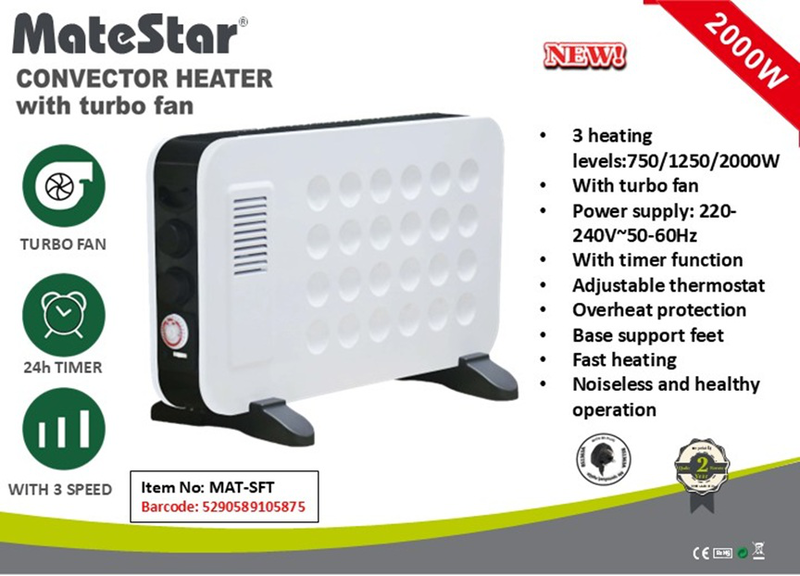Matestar convector heater 2kw-null