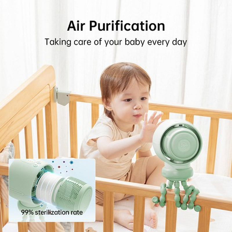 Jisulife stroller fan life 2 green, , medium-null