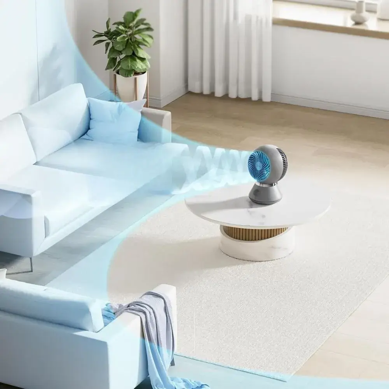 Midea fg15-24jk table fan with 3 speeds, Air circulation mode & turboforce technology, , medium-null