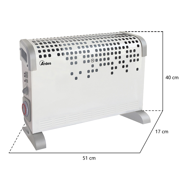 Ardes ar4c03time &ndash; turbo timer convector convector with timer and turbo function.  max power 1800w., , medium-null