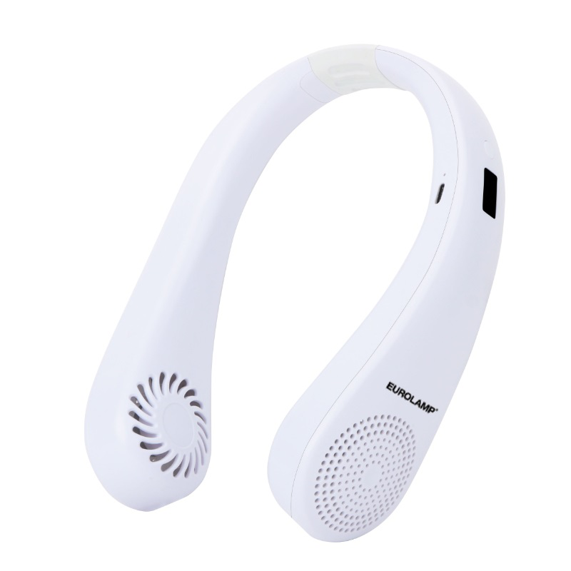 Product image: Ανεμιστηρας λαιμου επαναφορτιζομενος με USB - λευκος, , medium-null