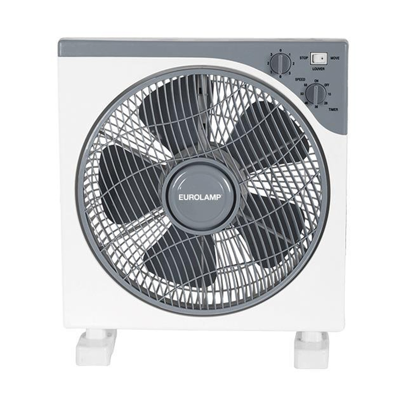 Eurolamp electric floor fan box fan 45w gray, , medium-null