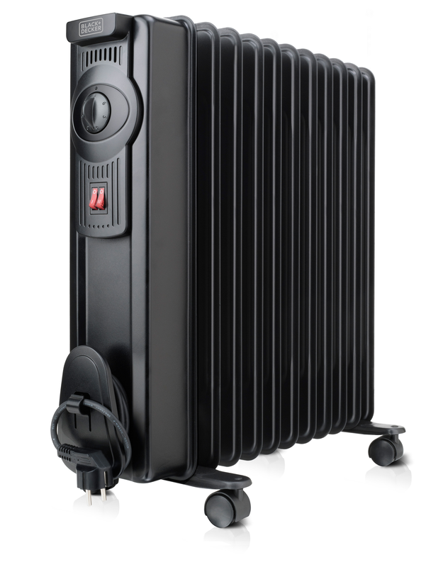 Product image: Black & decker bxra2000e καλοριφερ λαδιου 2000w μαυρο, , medium-null