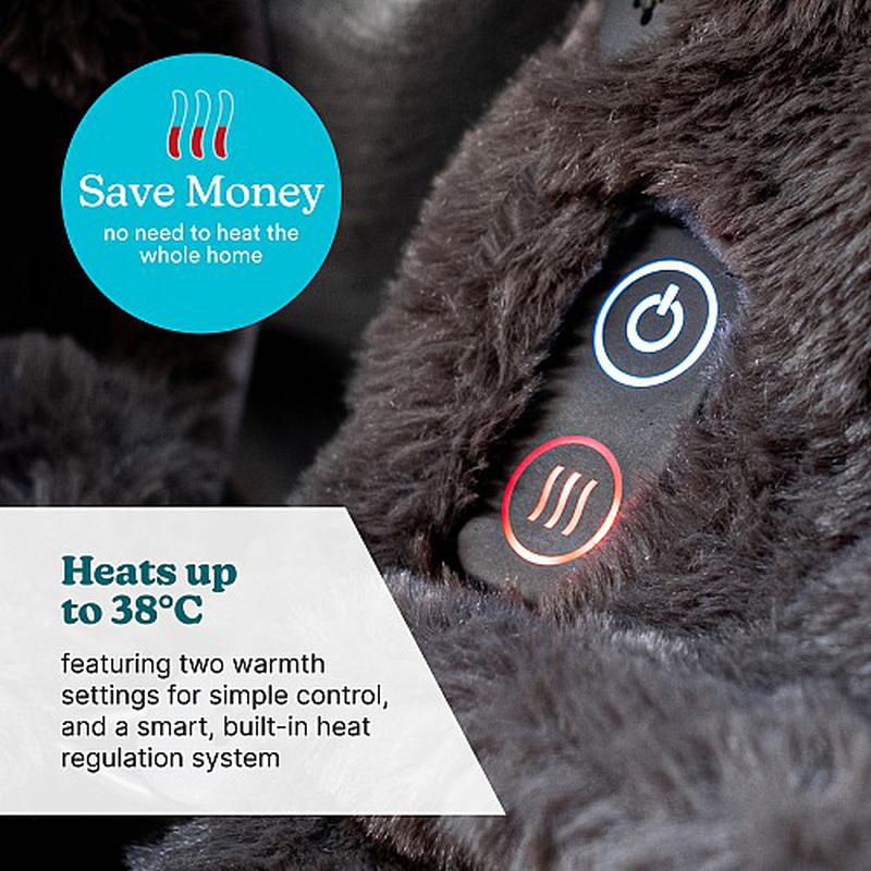Homedics electric heating blanket & soft shawl, , medium-null