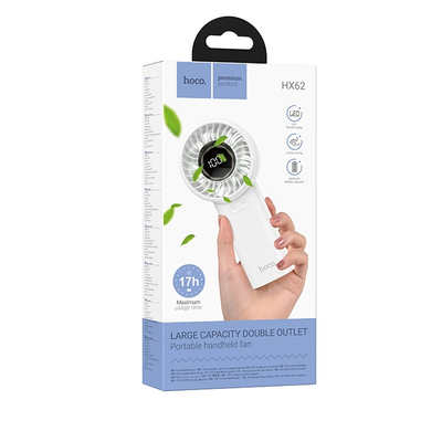 Hoco hx62 endless handheld portable fan, , medium