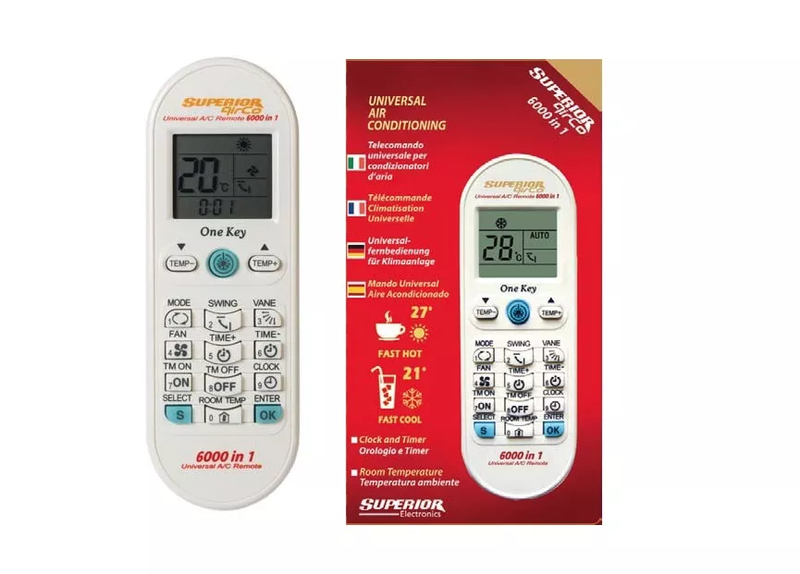 Superior universal Air conditioning remote 6000in1-null
