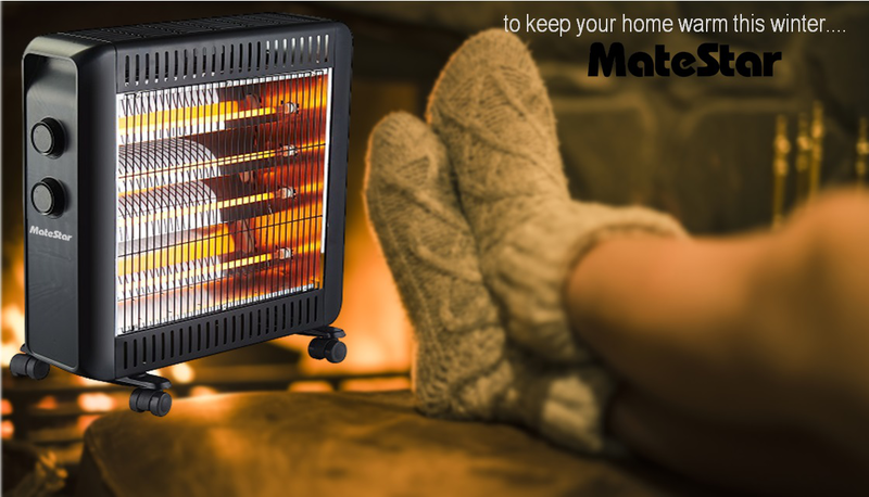 Matestar supreme quartz heater  2200w mat-22bk, , medium-null