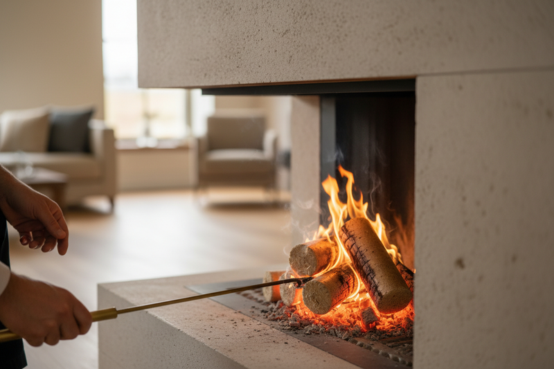 Biomac cylindrical wood briquettes 2.5kg, , medium-null